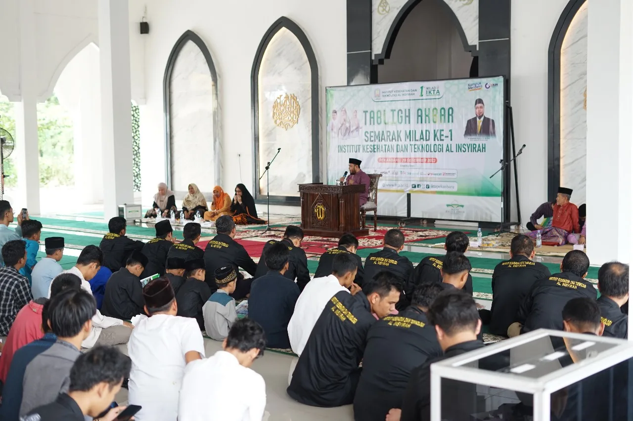 Bersyukur dalam Perayaan Milad ke-1, IKTA Menyelenggarakan Tabligh Akbar Bersama Masyarakat dan Memberikan Santunan Kepada Anak Yatim